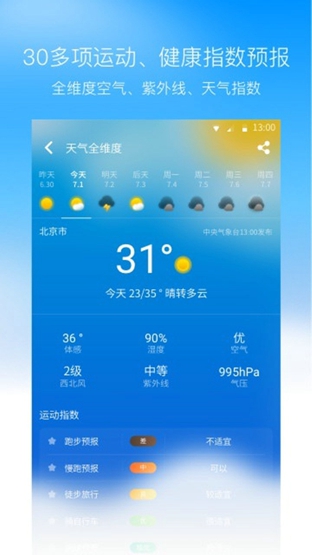 奈斯天气app安卓版 v1.1.6截图1