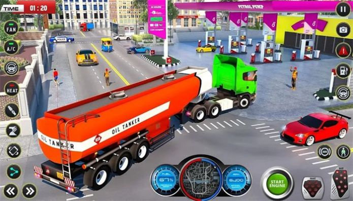 油罐运输车游戏手机版 v1.0截图2