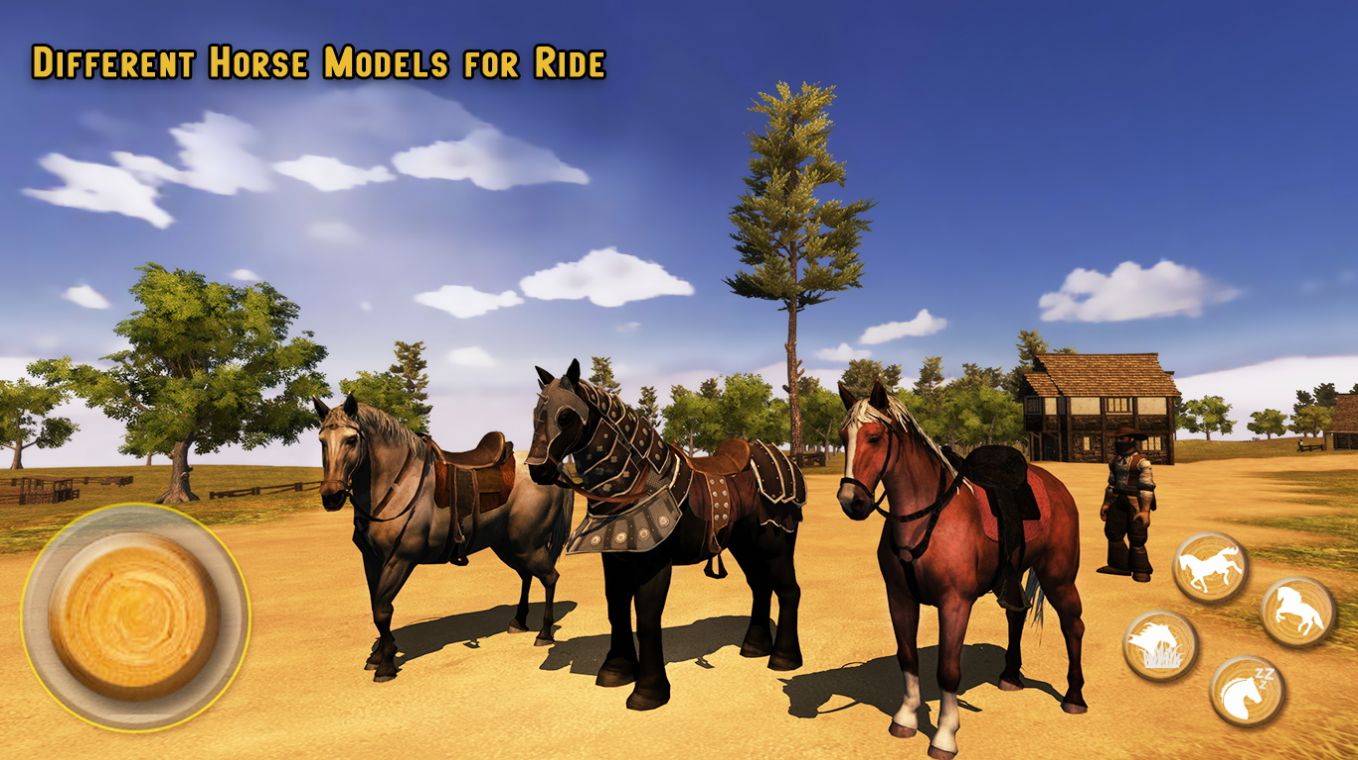 自由骑马模拟器游戏安卓手机版（Horse Cart Carriage Farming Transport Simulator 3D） v2.5.2截图4