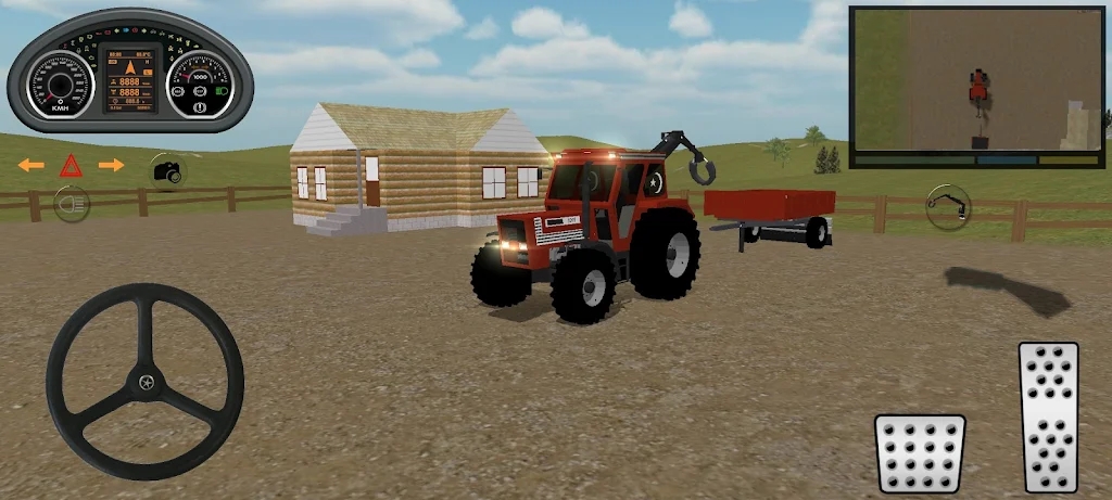 拖拉机森林工程模拟器游戏安卓手机版（Tractor Forest Works Simulator） v1.0截图3